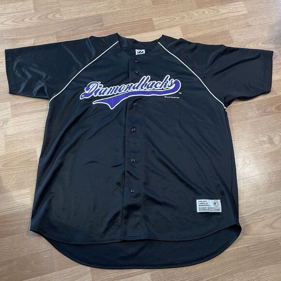 MLB Other - VTG Y2k Dynasty Series Arizona Diamondbacks Jersey Black 2003 Size XL